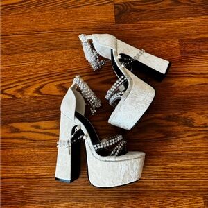 Dolls Kill Sugar Thrillz HOLY REVELATION PLATFORM HEELS